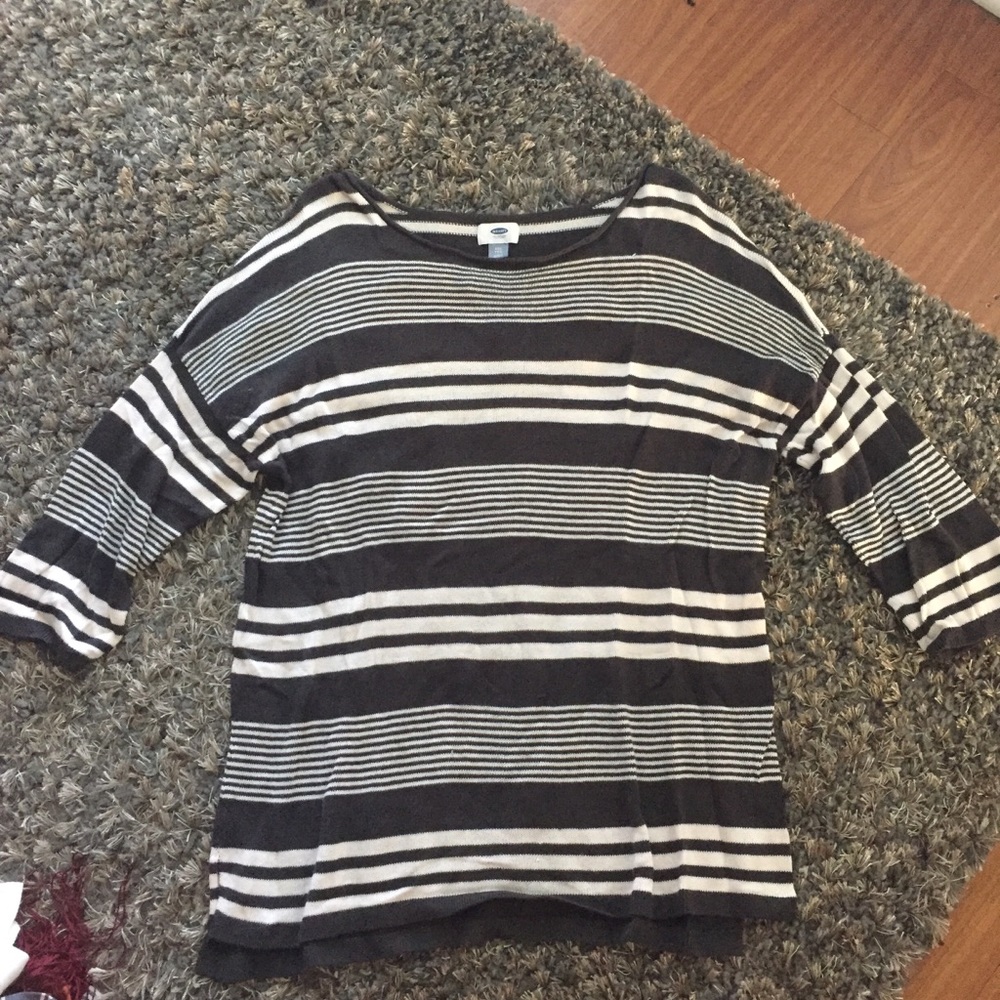 ❌ SOLD ❌ Oversized Striped Sweater Size XXL